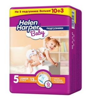 Подгузники Хелен Харпер Baby Junior для детей 11-18кг 13шт