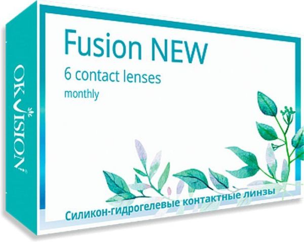 Линзы контактные Okvision Fusion New monthly 45% 1шт фотография