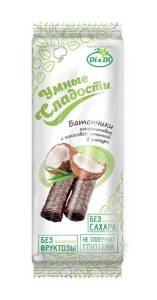 Батончики без глютена «Умные сладости» с кокосовой начинкой витаминизированный 20г