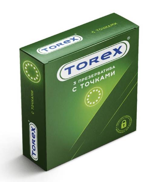 Презервативы Torex с точками 3шт фотография